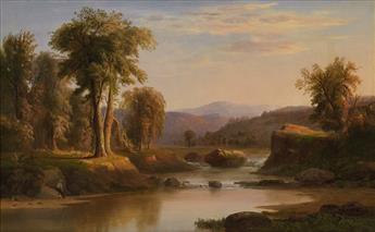 ROBERT S. DUNCANSON (1821 - 1872) Untitled (River Landscape).